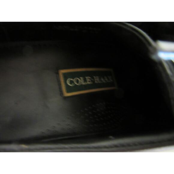 COLE HAAN Black Leather 12 M Oxford Lace Up Round Toe Versatile Dress Shoes